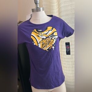 NFL Minnesota Vikings Purple Shirt XL Football Officially Licensed
